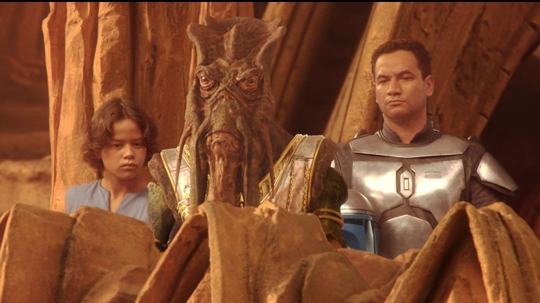 Jango and Boba Fett in Attack of the Clones