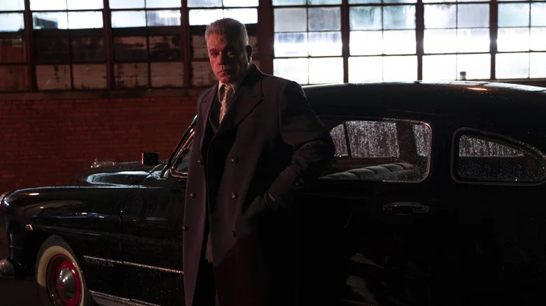 Ray Liotta with car in "No Sudden Move" 