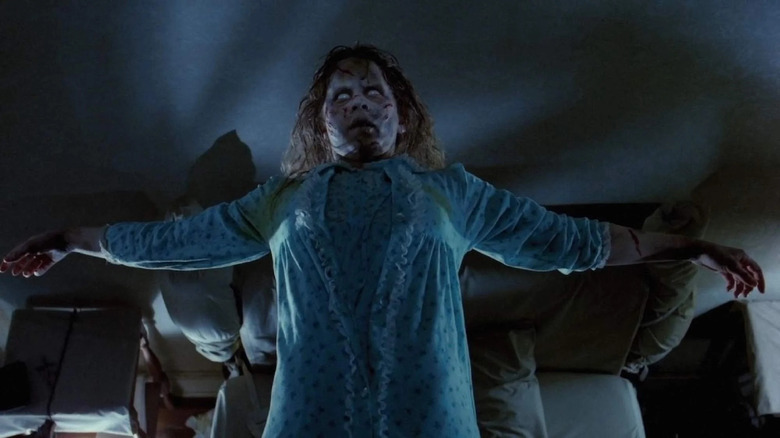 A young girl becomes possessed by the demon Pazuzu in "The Exorcist" 
