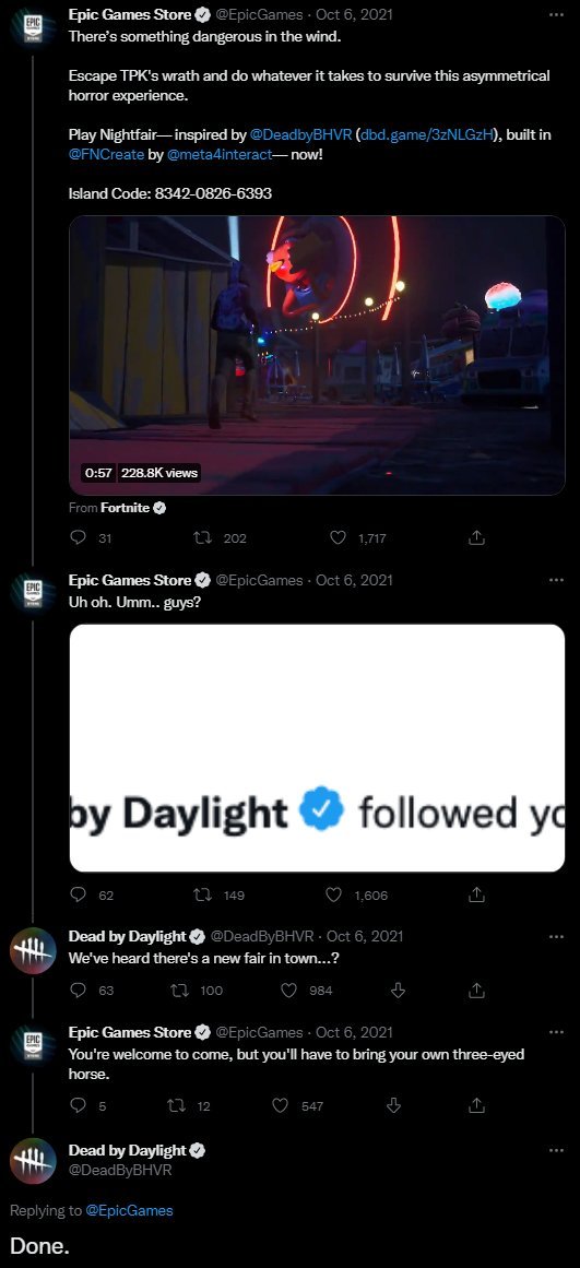 dead by daylight fortnite crossover rumour