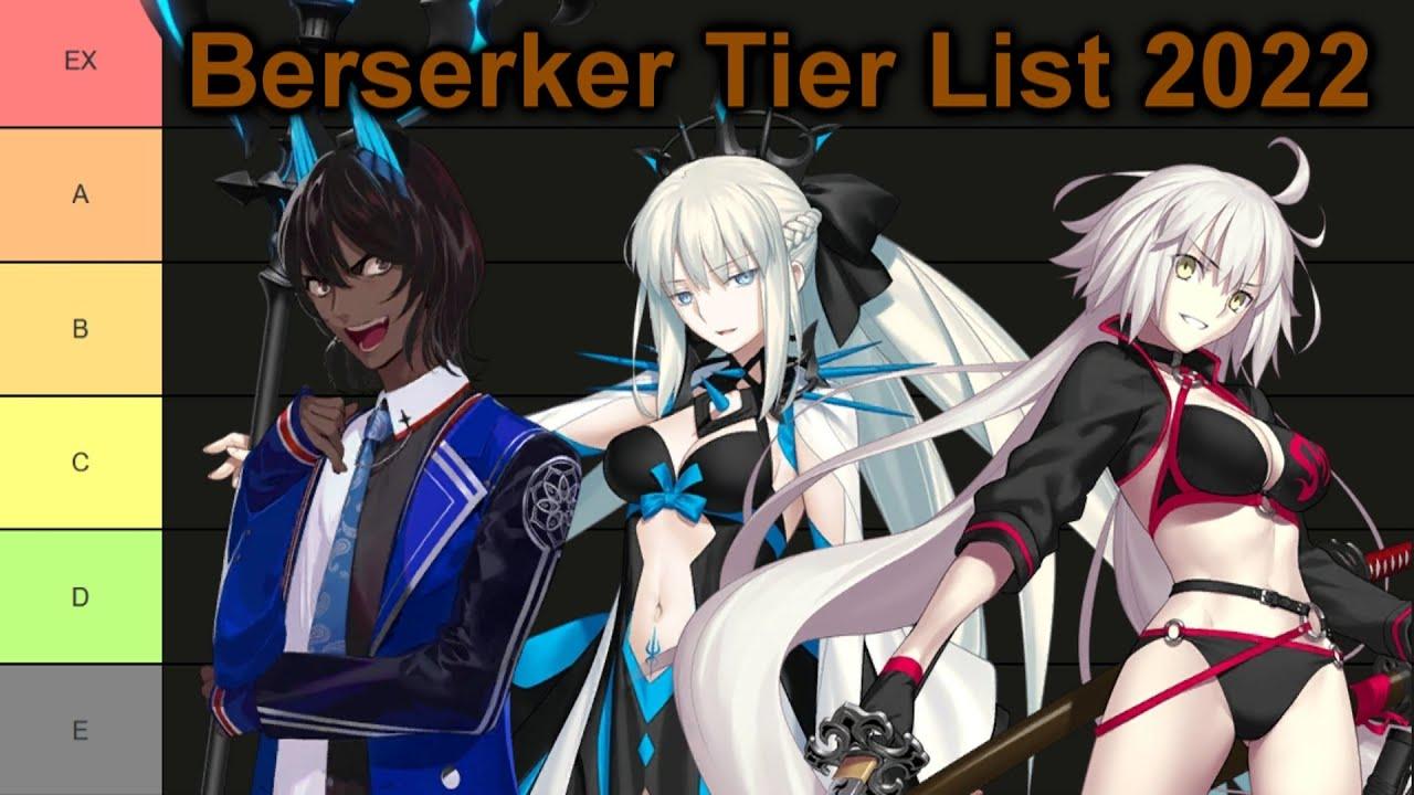 Fate/Grand Order – Berserker Tier List 2022 – YouTube