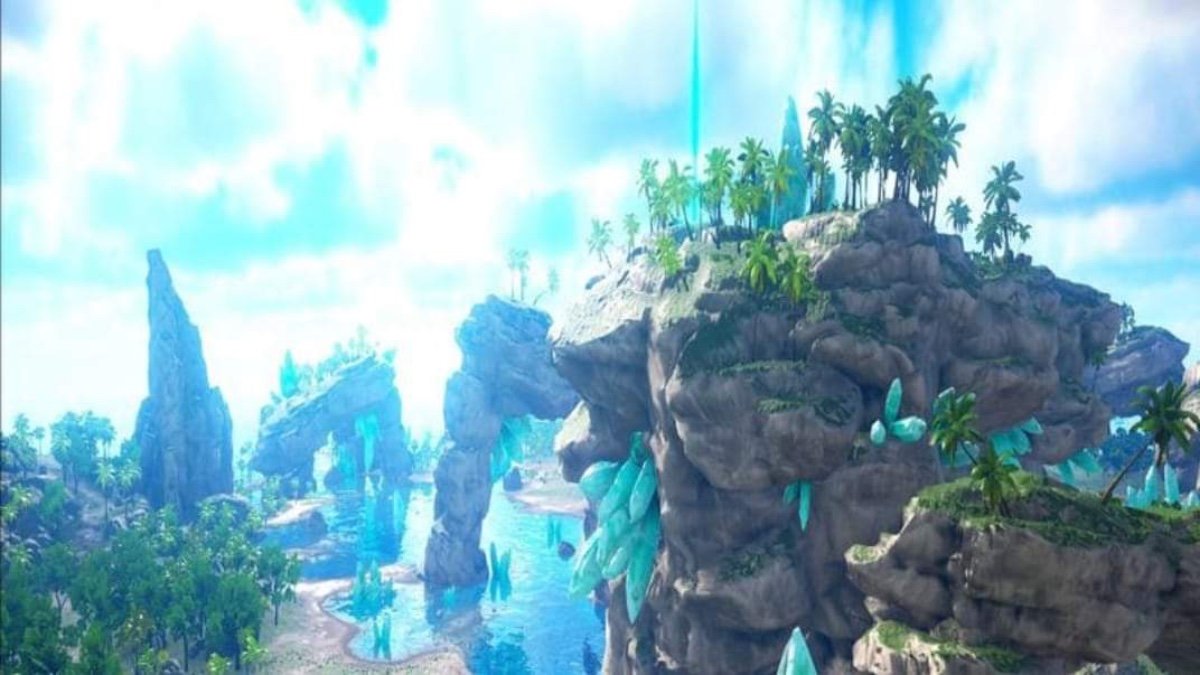 the crystal isles in ark survival evolved