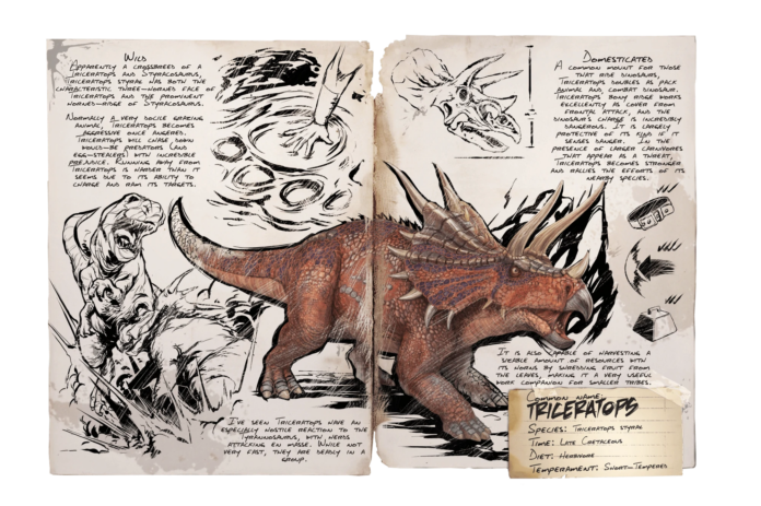 Hvordan temme triceratops i ARK Survival Evolved