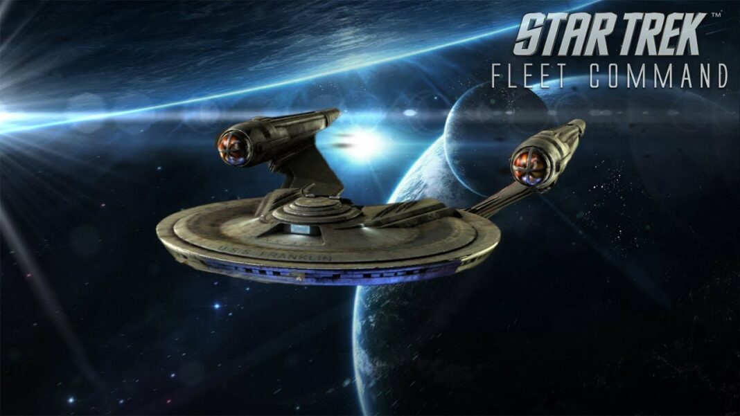 Hvor er USS Franklin Blueprints lokalisert i Star Trek: Fleet Command