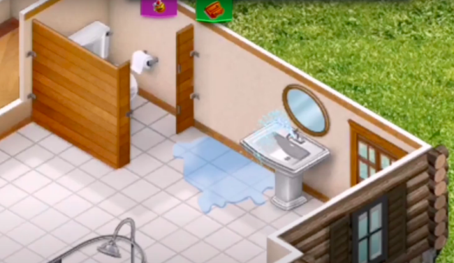 virtuel familie 3 lækvask
