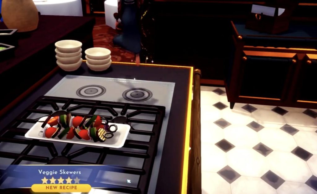 Disney Dreamlight Valley Comment préparer des brochettes de légumes
