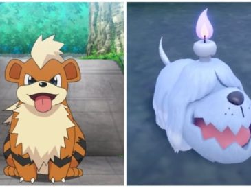 growlithe and greavard from pokemon