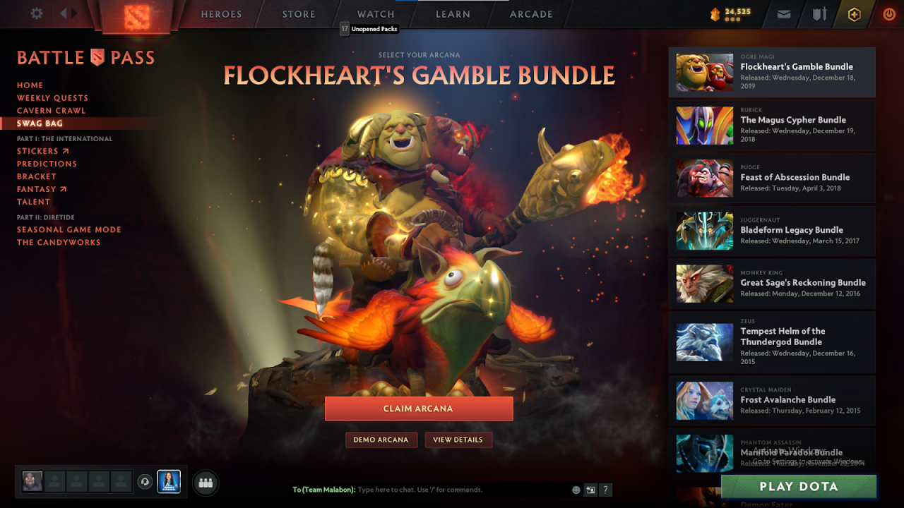 Dota 2, Dota 2: come ottenere Arcana gratis, Touch Touch Play (2)