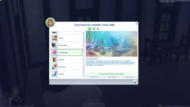 Oceanographer Career mod Sims 4