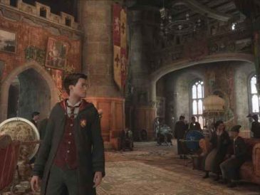 Gryffindor common room in Hogwarts Legacy