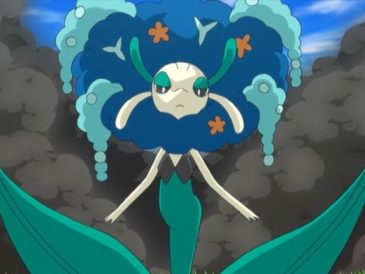 a blue florges in pokemon