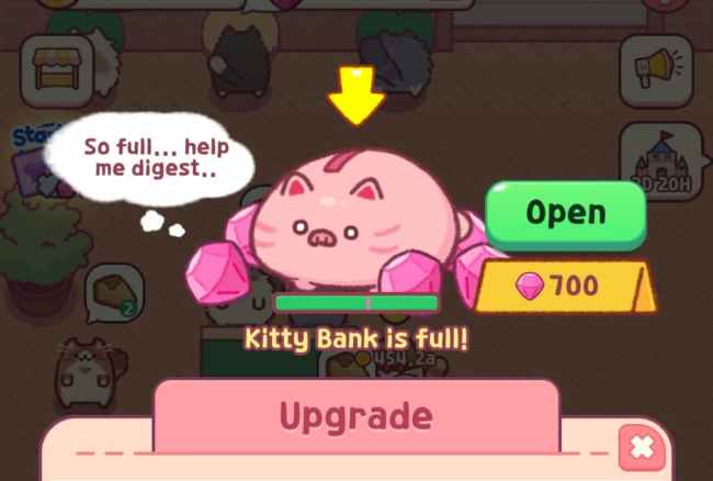 Cat Snack Bar Kitty Bank