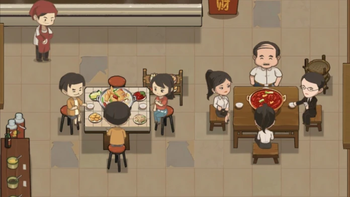 People eating in My Hotpot Story.