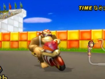 funky kong from mario kart wii