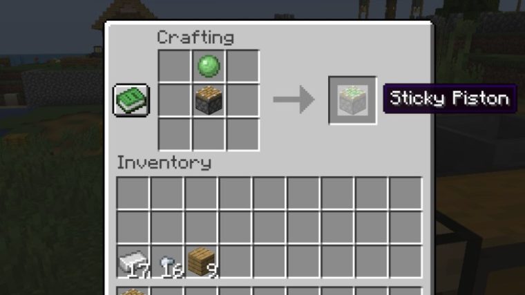 Minecraft: Jak zrobić tłok — ProGuideAH