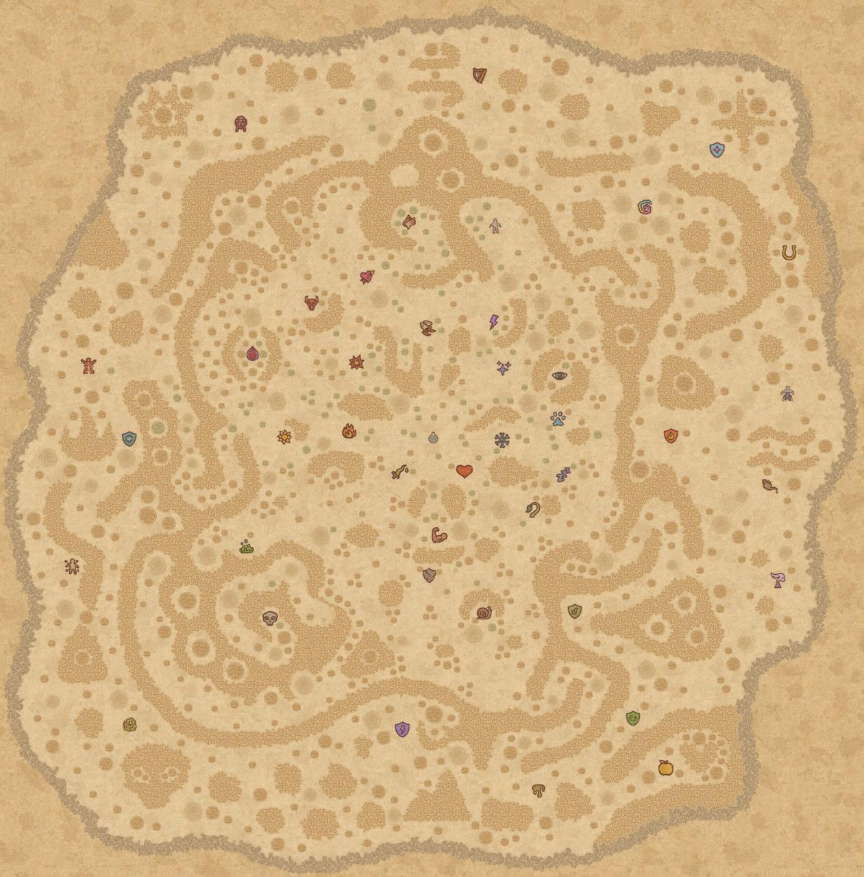 photo of the full water map for our potion craft maps guide