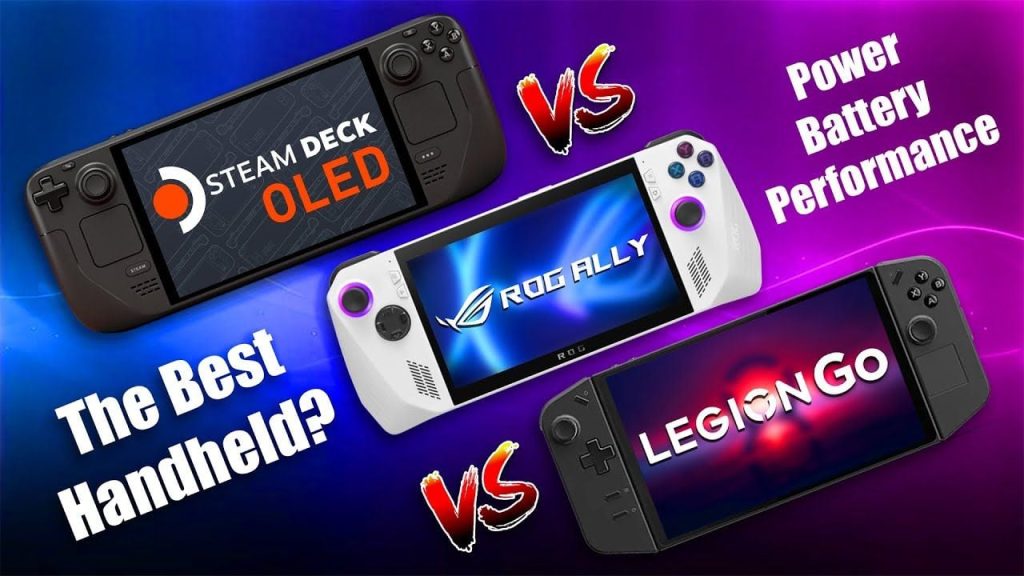 Steam Deck OLED Vs ROG Ally Vs Legion Play Consolas De Juegos ...