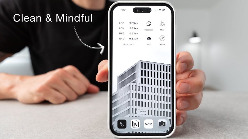 Comment créer une configuration minimaliste de l'iPhone avec iOS 17 ...
